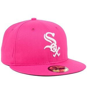pink white sox’s hat 59fifty cap